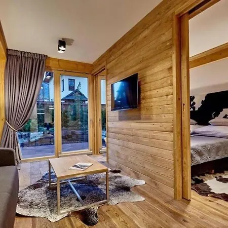 Pod Giewontem Gawra: Luxury With Terrace, Sauna & Jacuzzi Near Krupówki Apartment